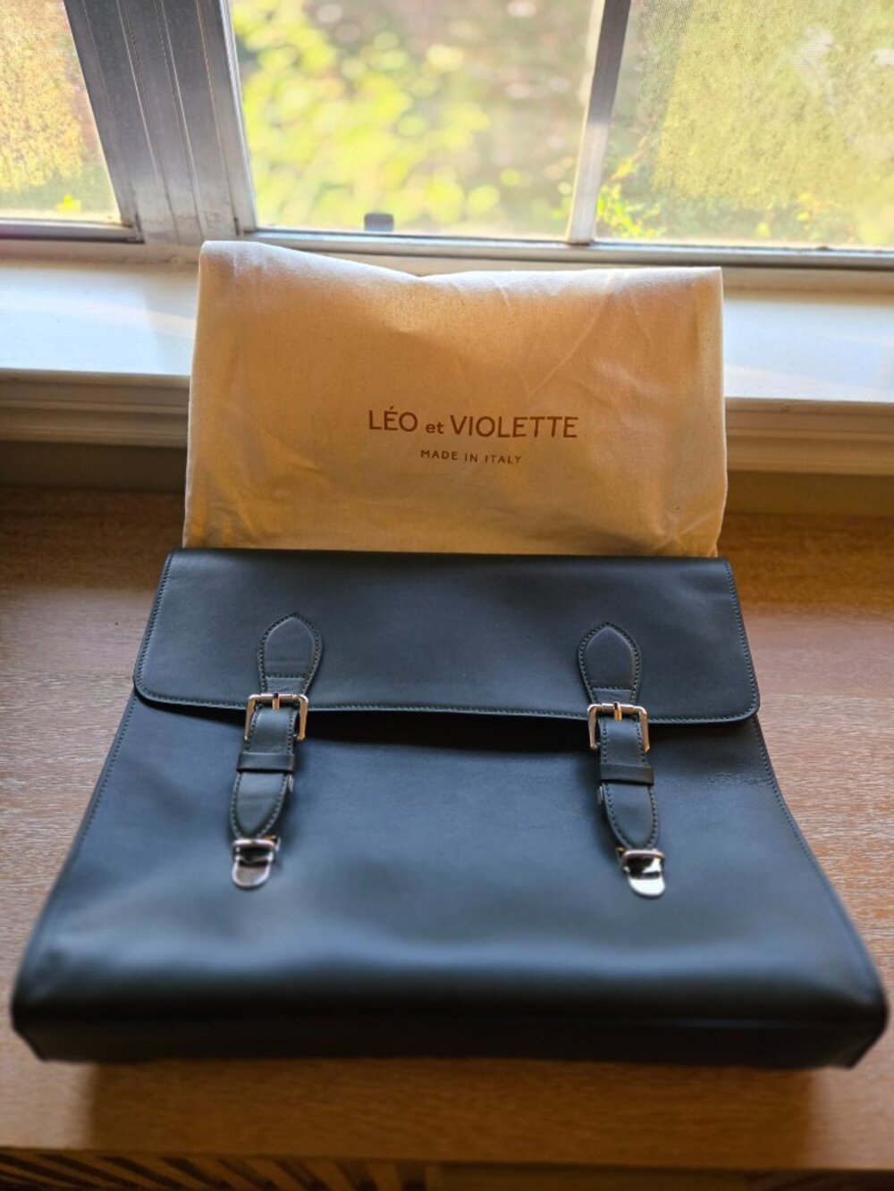 Leo Et Violette - RETIRED Petit Cartable NWT - Briefcase/Messenger Bag/Backpack - Picture 8 of 13